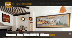 Desktop Screenshot of cinnamonhotel.net