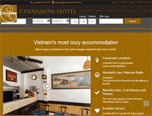 Tablet Screenshot of cinnamonhotel.net
